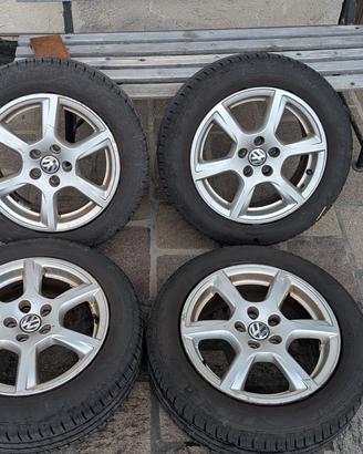 4 Cerchi in lega originali Volkswagen da 15 pollic