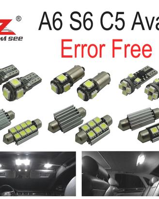 KIT 26 LAMPADE LED INTERNE PER AUDI A6 S6 C5 AVANT