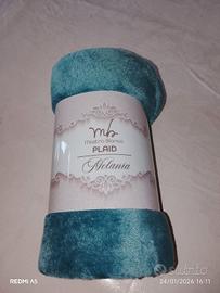 plaid effetto velluto 