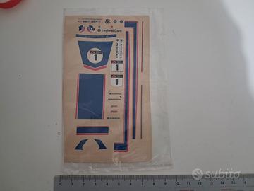 decal ad acqua modellino 1/43 Fiat 131 Abarth Leyl