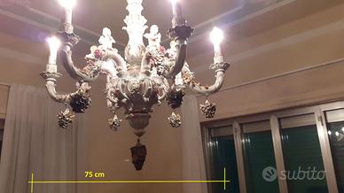 lampadario capodimonte
