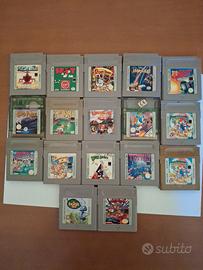 Lotto 17 giochi Nintendo Game Boy e Color