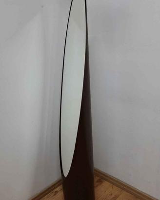 Specchio a unghia anni 70 vintage Marrone