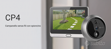Spioncino Smart con campanello e schermo touch