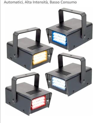 Luci strobo colorate mai usate