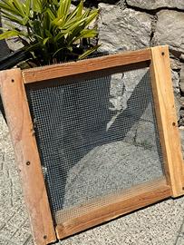 Setaccio da Giardino Orto - Cornice con rete