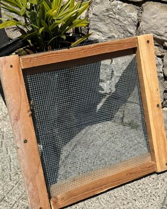 Setaccio da Giardino Orto - Cornice con rete