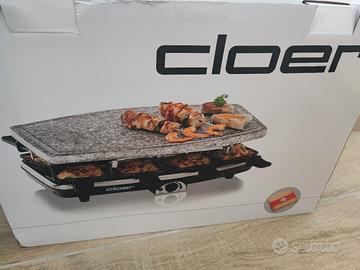 griglia per raclette cloer con pietra ollare