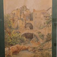 DISEGNO TECNICA MISTA ANNI “1944 QUADRO /212