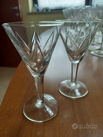 Bicchieri in Cristallo Champagne Martini Vino ecc.