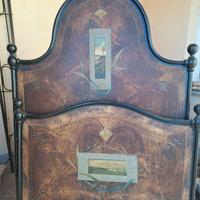 letto antico in ferro 
