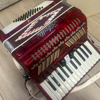 Fisarmonica Tardini 120 Bassi Rosso Perlato