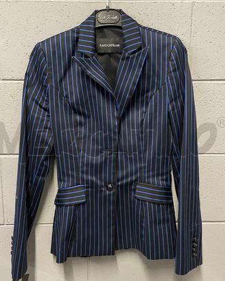 COMPLETO DONNA FLAVIO CASTELLANI NERO RIGHE BLU