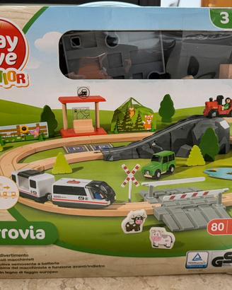 Ferrovia in legno Play Tive