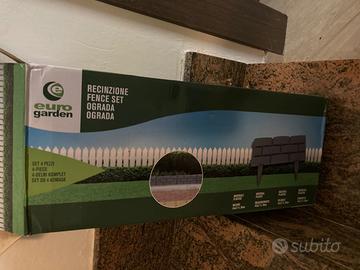 Recinzione in resina da giardino