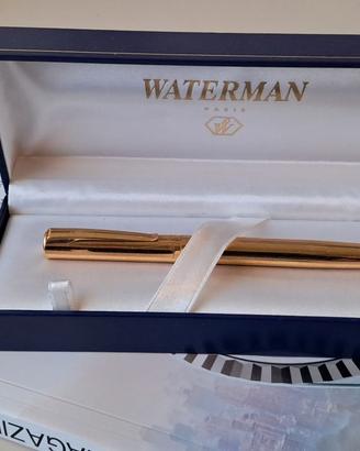 Stilografica Waterman oro 18kt graduate
