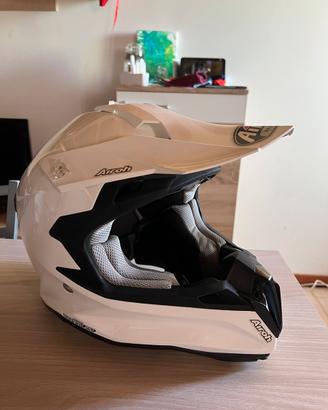Casco Airoh Terminator Open Vision Bianco