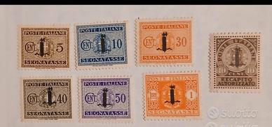 R.S.I 1944- Segnatasse con fascio