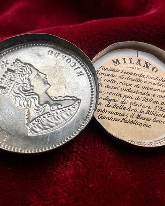 medaglia Milano antico epoca 1800 raro  grand tour
