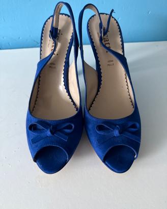 Tacchi velluto blu