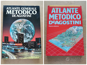 Atlante de agostini vecchia e nuova edizione
