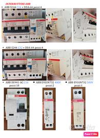 Interruttori abb da quadro