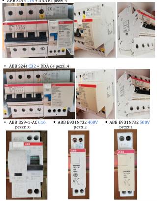 Interruttori abb da quadro