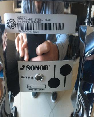 RARO Sonor D508x 14" x 8" Phonic Ferromanganese