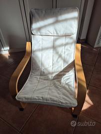 poltrona poang ikea bambini 