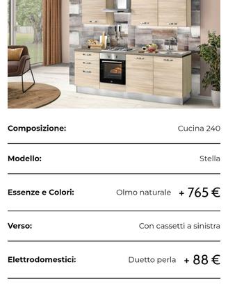 Cucina pari al nuovo