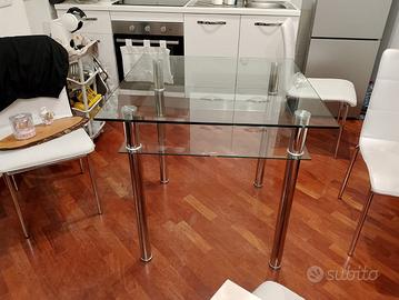 tavolino in vetro