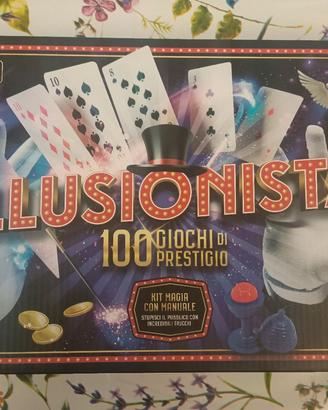 Gioco Illusionista 100 giochi di prestigio Kit new