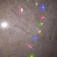 decoro catena 10 mollette luci natale 5,5  ognuna