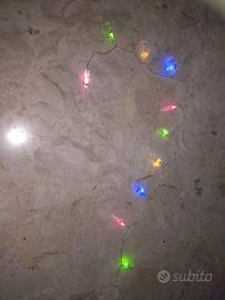 decoro catena 10 mollette luci natale 5,5  ognuna