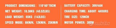 Mini moto elettrica NUOVA