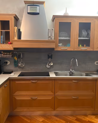 Cucina 5 mt rovere/argento Zaccariotto