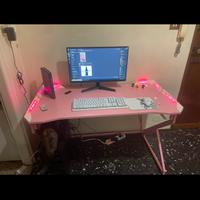 Scrivania con led