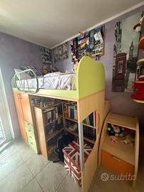 Struttura letto camera ragazzi