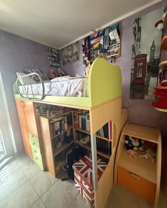 Struttura letto camera ragazzi