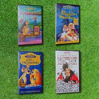 Lotto 4 VHs nuove sigillate Walt Disney I Classici