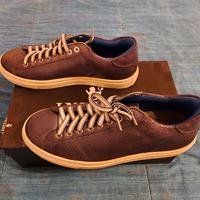 scarpe sportive uomo n. 40 pelle blu