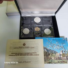 Trittico monete in argento