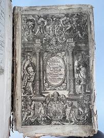 Rara Bibbia Tedesca 1693 (Tossanus-Diodati) GRANDE