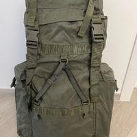 Zaino militare alpini con zainetto tattico