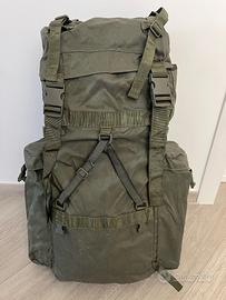 Zaino militare alpini con zainetto tattico