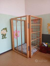 Palestrine vintage in legno per bambini