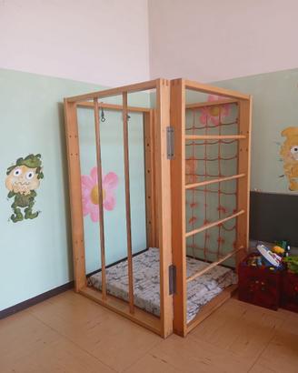Palestrine vintage in legno per bambini
