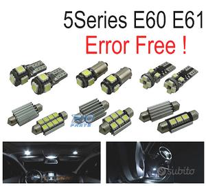 KIT 18 LAMPADE LED INTERNE BMW E60 E61 M5 520I 523