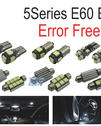 KIT 18 LAMPADE LED INTERNE BMW E60 E61 M5 520I 523