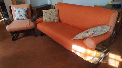 Divano con poltrone country